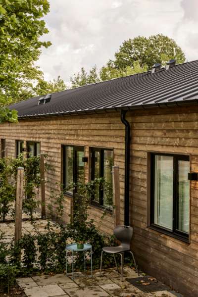 Residential facility with a special focus on sustainability featuring steel profile roofs, Kirke Værløsevej 52, 3500 Værløse, Denmark